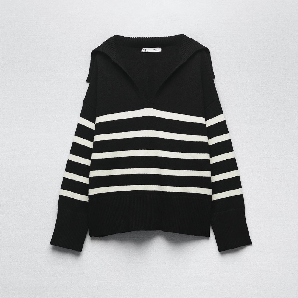 Zara Striped Knit Sweater